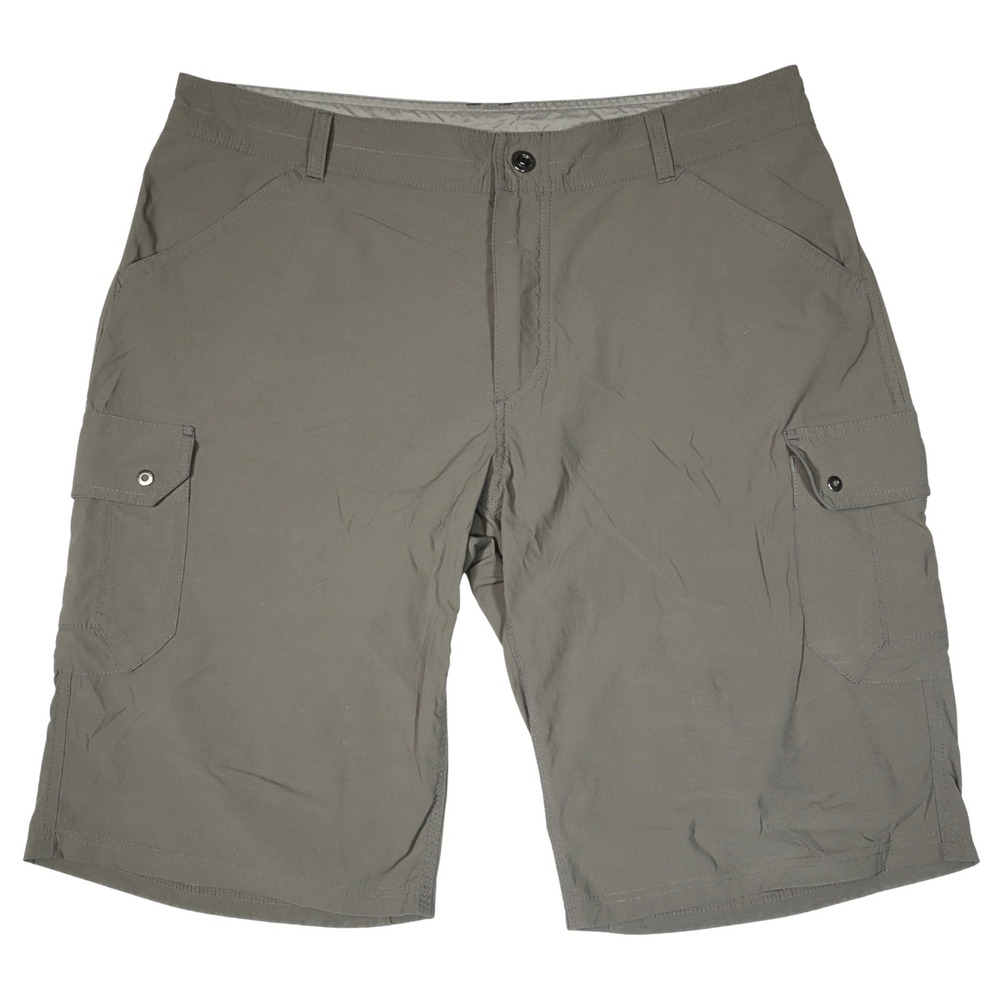 Kuhl Renegade Cargo Shorts Mens 38 Gray Hiking Outdoor Casual Trekking Walking